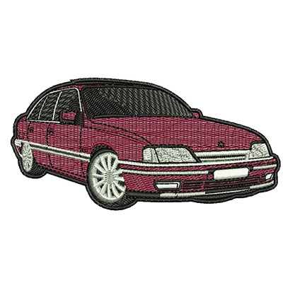 Matriz de matriz Matriz De Bordado Carro Roxo Com Contorno